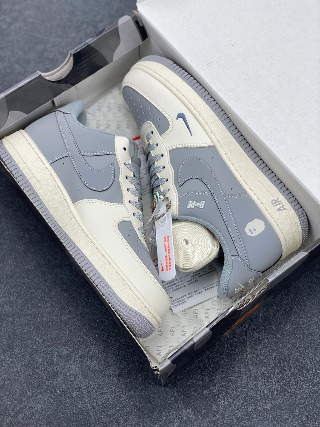 BAPE x Amiri Skel Low | White / Black | EU 35–45
