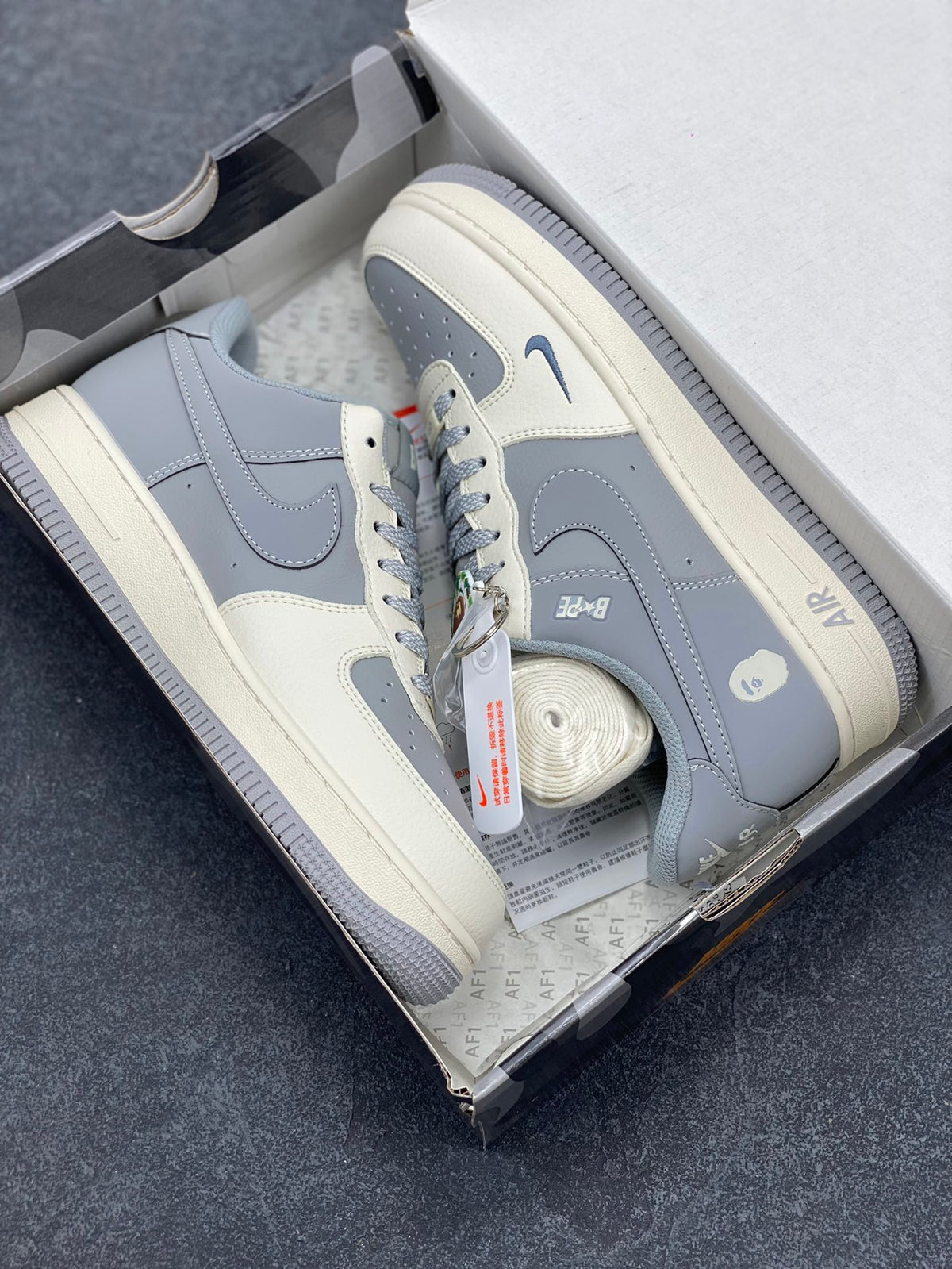 BAPE x Amiri Skel Low | White / Black | EU 35–45