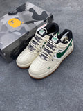 BAPE x Nike Air Force 1 Low — Cream / Forest Green / Black