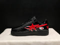 BAPE Bapesta Low — Red / White Patent Leather