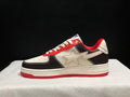 BAPE Bapesta Low — Cream / Black / Red