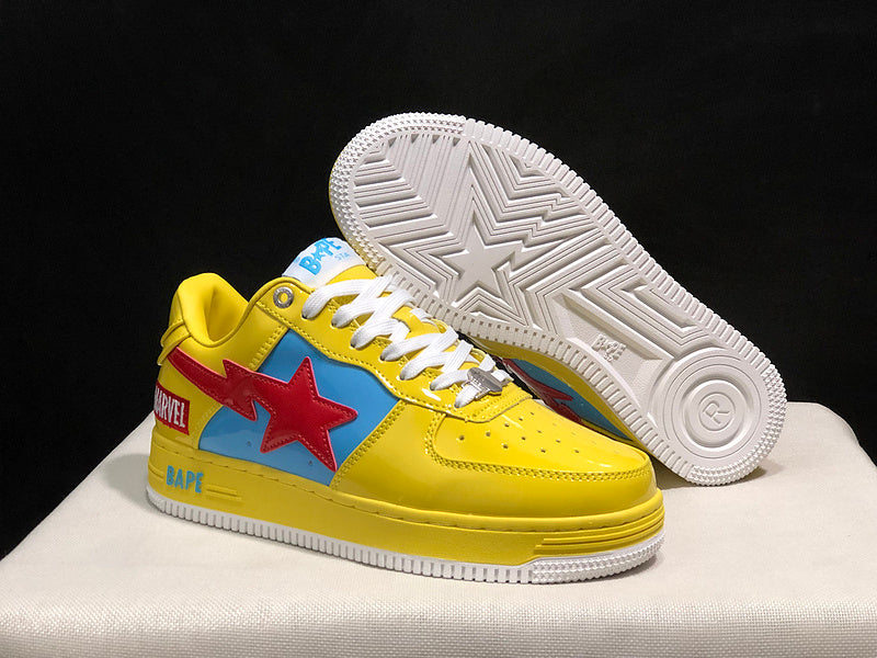BAPE STA Low | Yellow / Blue / Red | EU 35–45
