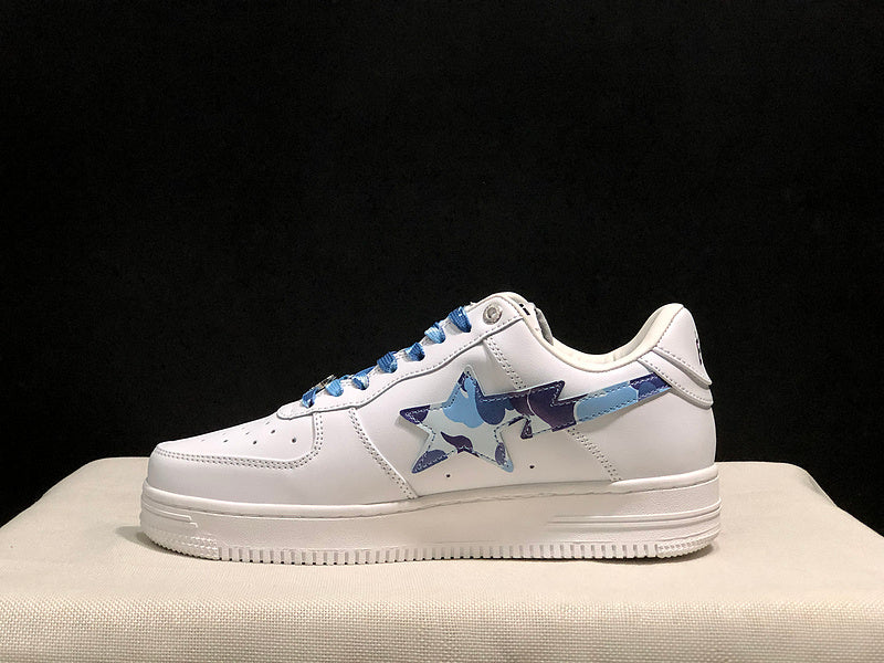BAPE STA Low | White / Blue Camo | EU 35–45