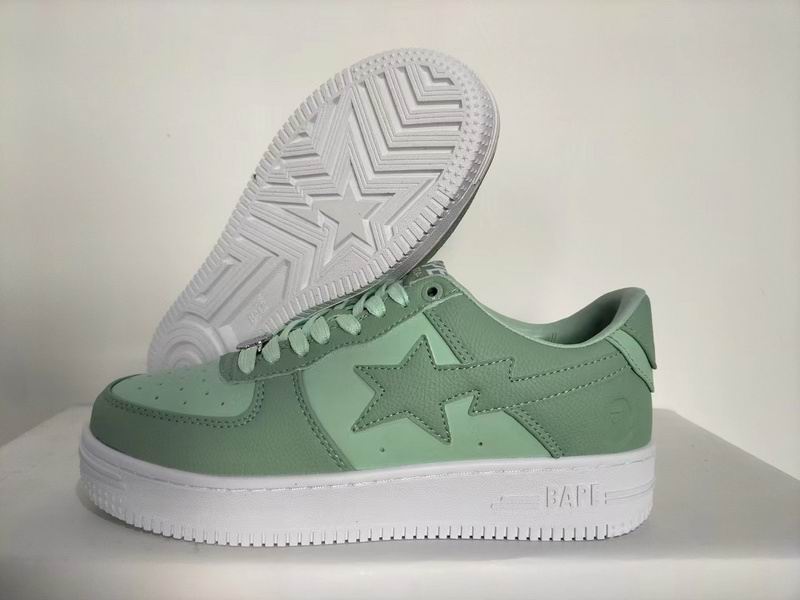 BAPE STA Low | Sage Green / Sky Blue | Tonal Color Pack | EU 35–45